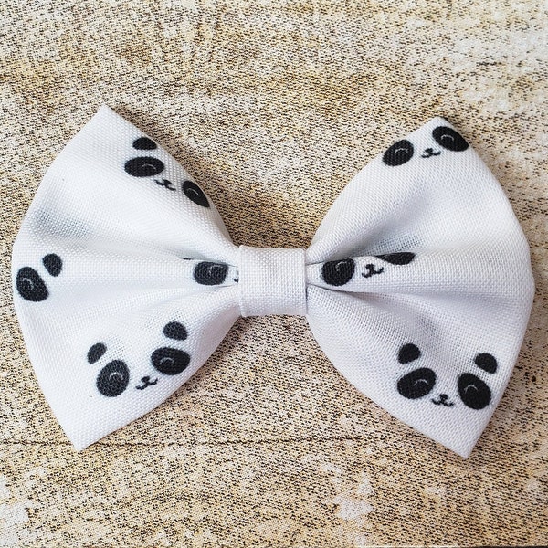 Panda bear hair bow | Panda bear bow | Panda hair bow | Panda bear hair clip | Panda bear bow headband | Baby girl pandas | Panda baby bow