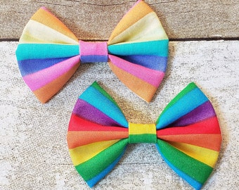 Rainbow hair bow | Rainbow color bow | Rainbow bow | Rainbow headband | Rainbow hair clip | Rainbow baby bow | Rainbow baby hair bow | Bows