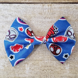 Spidey hair bow | Spidey and his amazing friends bow | Spiderman hair bow | Spiderman bow | Spidey and friends bow | Spidey hair clip