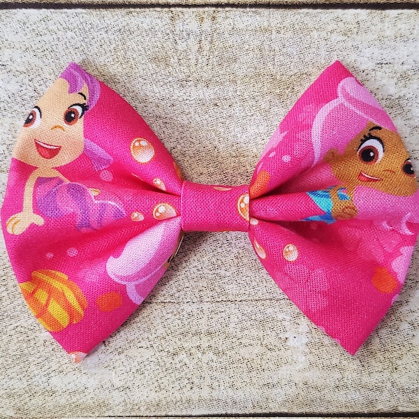 Bubble Guppies hair bow | Bubble Guppies bow | Bubble Guppies hair clip | Bubble Guppies Molly | Bubble Guppies Oona | Bubble Guppies party