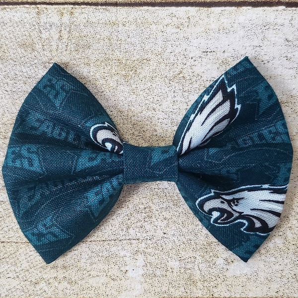 Philadelphia Eagles hair bow | Philadelphia Eagles bow | Eagles football bow | Baby girl Philadelphia Eagles | Philadelphia Eagles hair clip