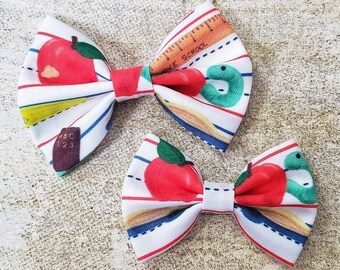 Back to school hair bow | Back to school bow | School hair bow | Back to school | Kindergarten hair bow | First day of school hair bow