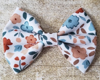 Fall hair bow | Fall floral hair bow | Fall floral bow | Fall hair clip | Baby girl fall | Fall baby bow | Floral hair bow | Floral bows