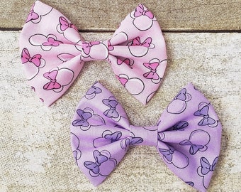 Minnie Mouse bow | Minnie Mouse hair bow | Minnie hair bow | Minnie Mouse hair clip | Disney hair bow | Baby girl Minnie Mouse | Minnie bow
