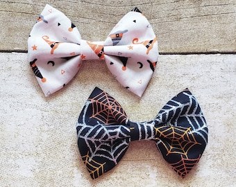 Spider web hair bow | Witch hair bow | Witch hat hair bow | Spider web bow | Halloween hair bow | Halloween bows | Halloween hair clip