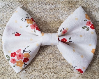 Floral hair bow | Floral hair clip | Floral print bow | Floral bow | Fall floral hair bow | Floral baby bow | Floral bow headband | Baby bow