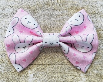 Bunny bows | Bunny hair bow | Easter hair bow | Easter bows | Easter bunny bow | Spring hair bows | Easter basket stuffer | Bunny hair clip