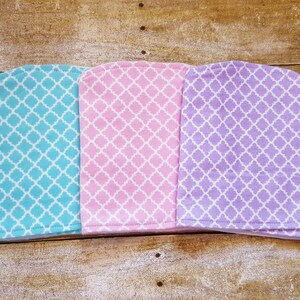 Girl burp cloths | Burp cloth set of 3 | Baby burp cloths | Flannel burp cloths | Burp rags | Baby girl gift | Baby shower gift | Baby burps