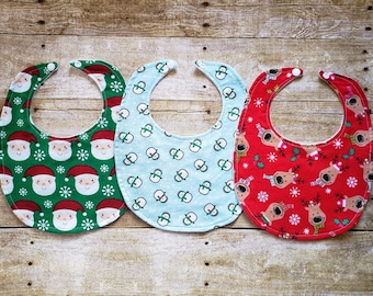 holiday bibs for baby boy