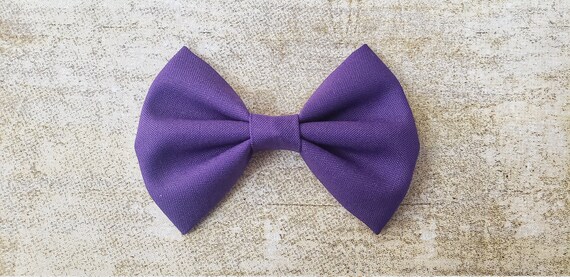 Purple hair bow | Purple bow | Solid purple hair bow | Purple hair clip | Purple bow headband | Dark purple hair bow | Purple baby bow | Bow