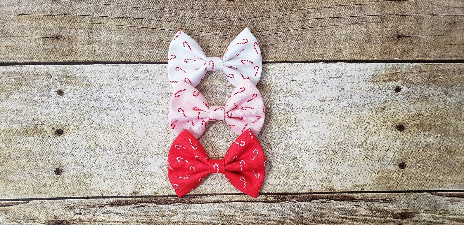 Candy Cane Hair Bow Candy Cane Bows Candy Cane Hair Clip Etsy