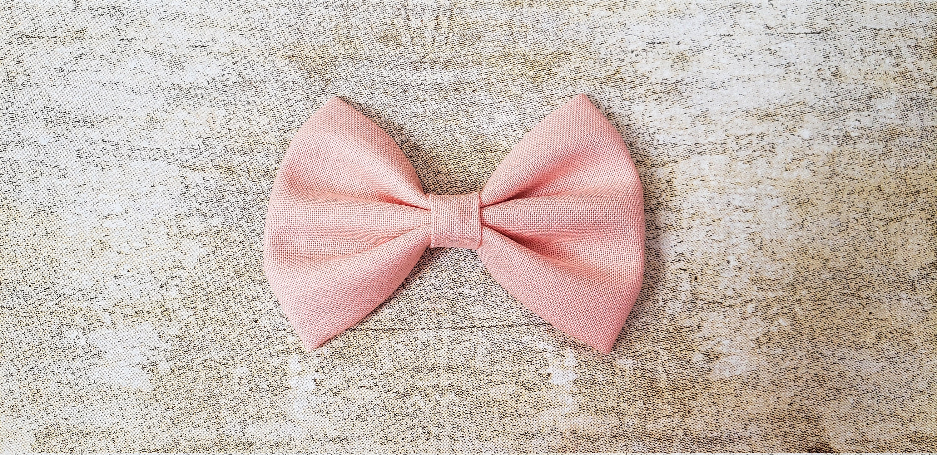 Peach Hair Bow Peach Bow Solid Peach Hair Bow Peach Baby Etsy