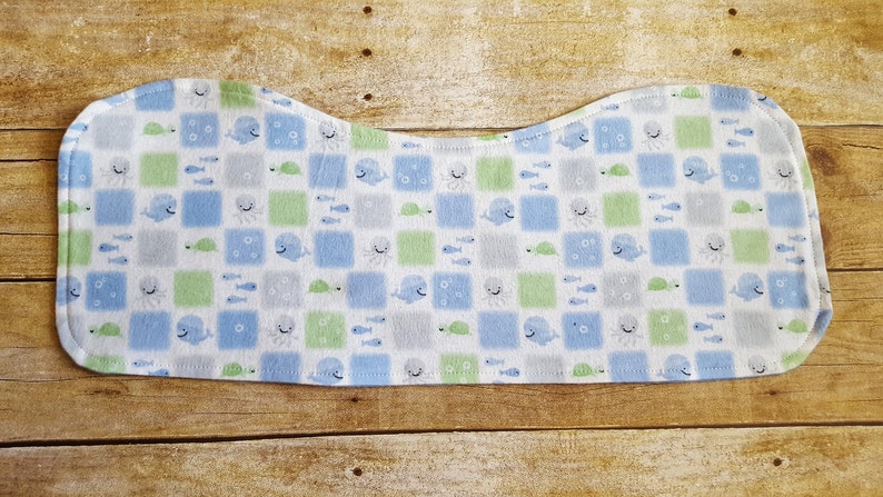 Baby burp cloths Boy burp cloths Baby boy whales Whale burp cloths Burp cloths Baby shower gift Burp cloths set of 3 Burp rags image 2