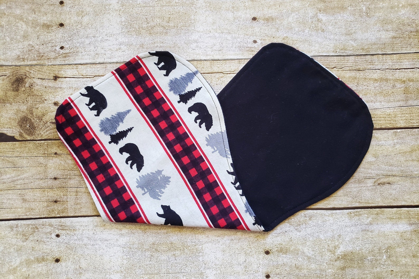 Boy Burp Cloth Set Burp Cloths Boy Woodland Burp Cloths Etsy