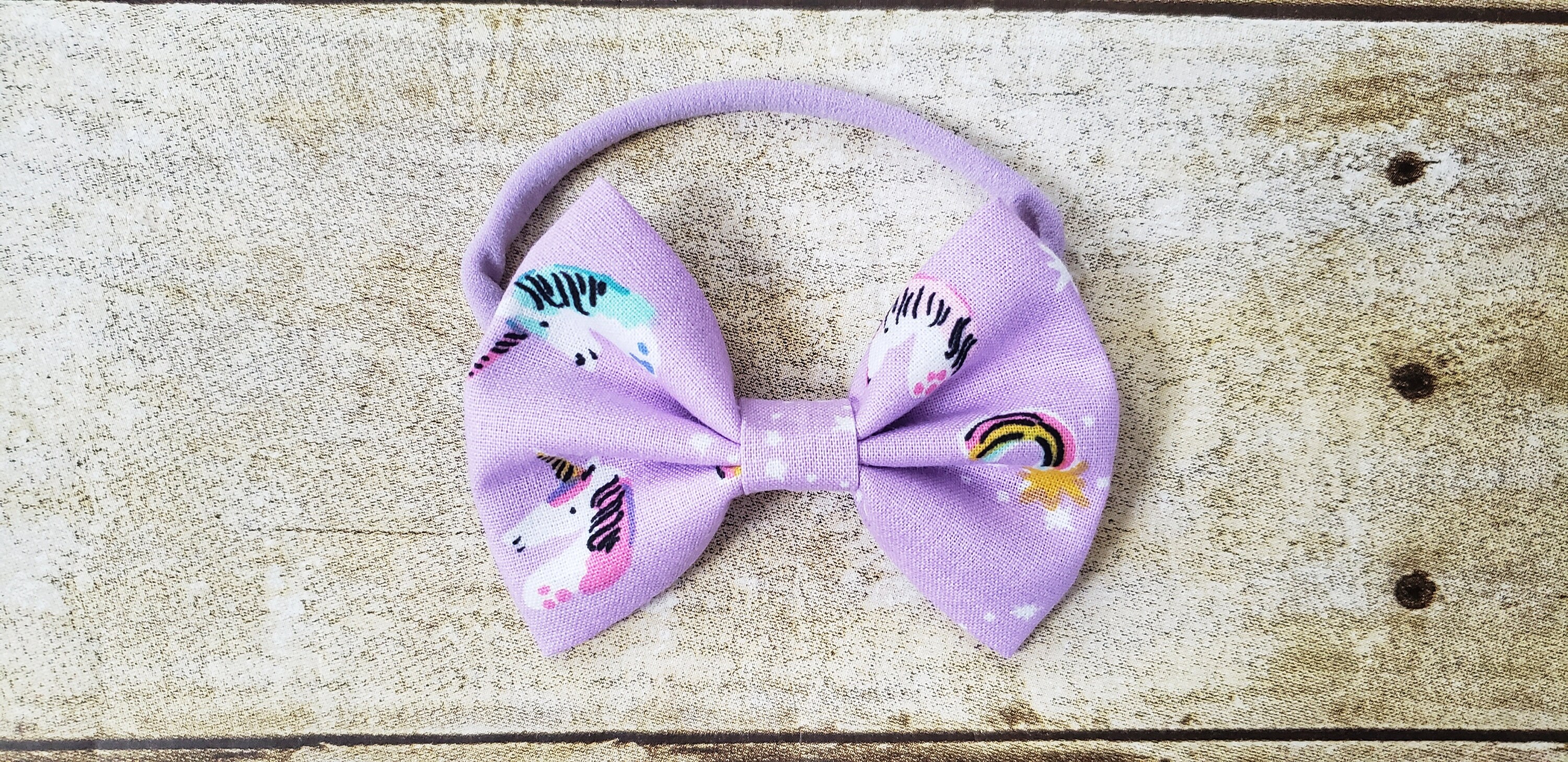 Unicorn Hair Bow Unicorn Bow Unicorn Hair Clip Baby Girl Etsy