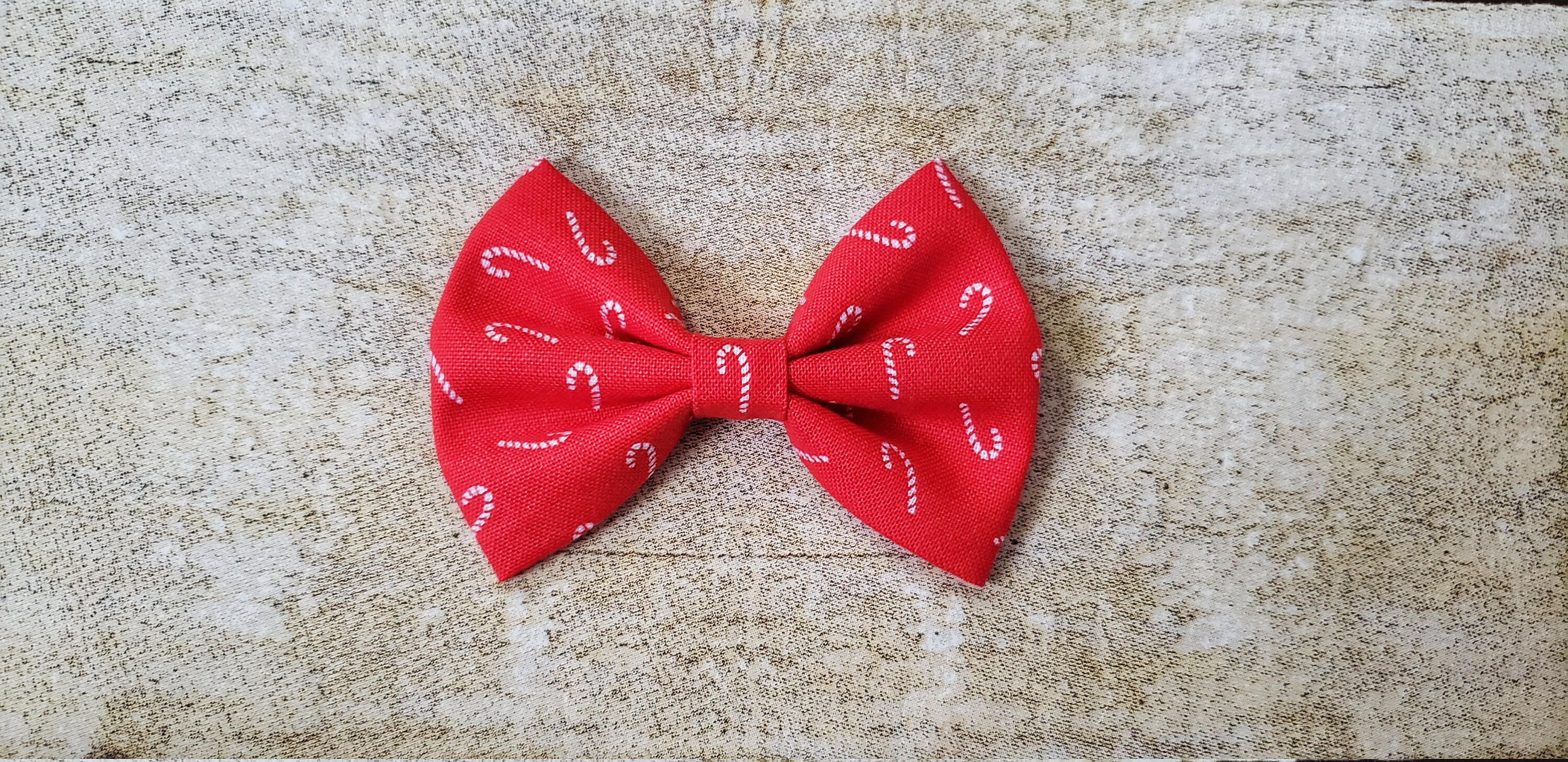 Candy Cane Hair Bow Candy Cane Bows Candy Cane Hair Clip Etsy