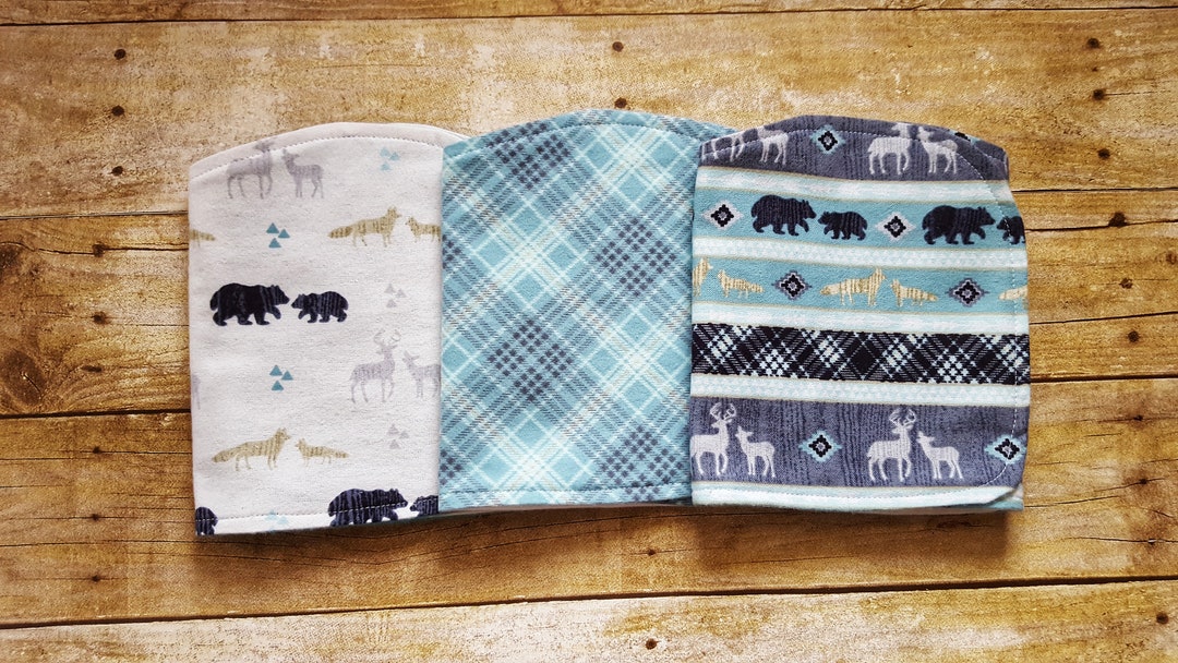 Burp Cloths Boy Boy Burp Cloths Burp Cloths Deer Burp Etsy