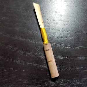 Oboe Reed Blank, Silver Staple