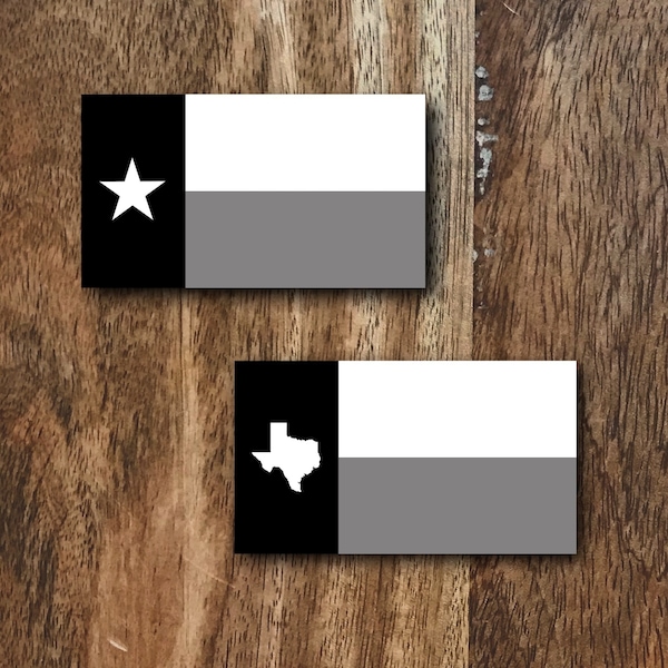 Texas Flag, Black and White Texas Flag, Muted Texas Flag