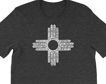 Mannen New Mexico Zia Tee, Mannen Zia Tank Top, NM Zia Graphic Tee, NM Zia Symbool Shirt, New Mexico Shirt, Zia Symbol T Shirt, Made To Order