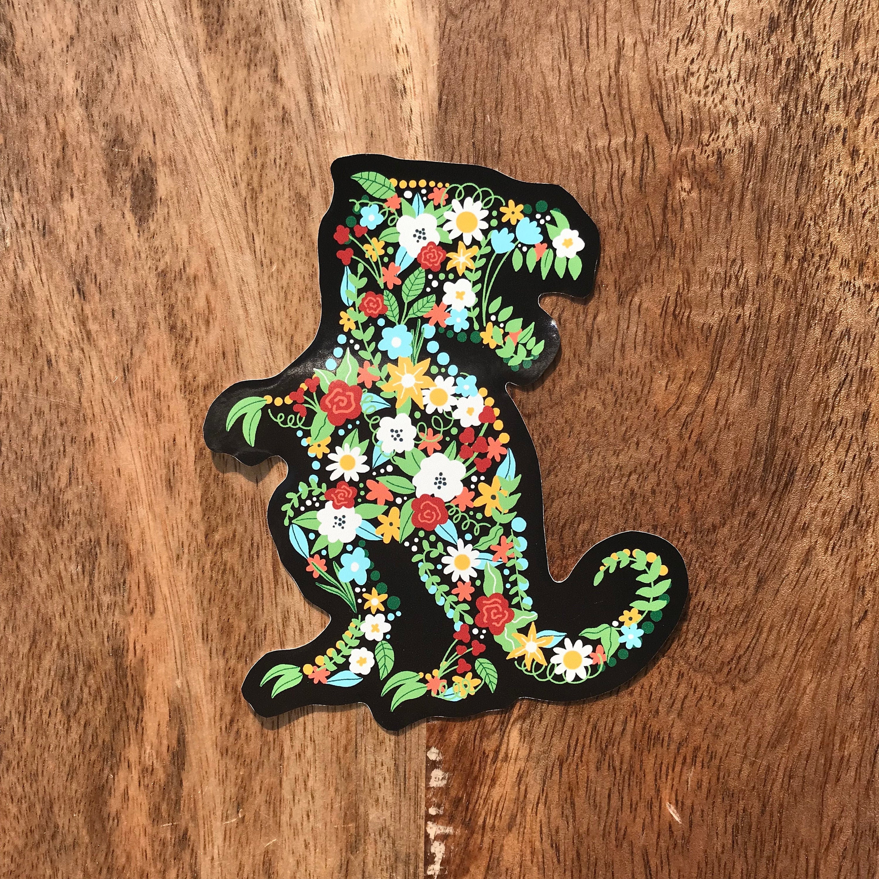 Tyrannosaurus Rex Sticker Dinosaur Sticker T-rex Sticker | Etsy