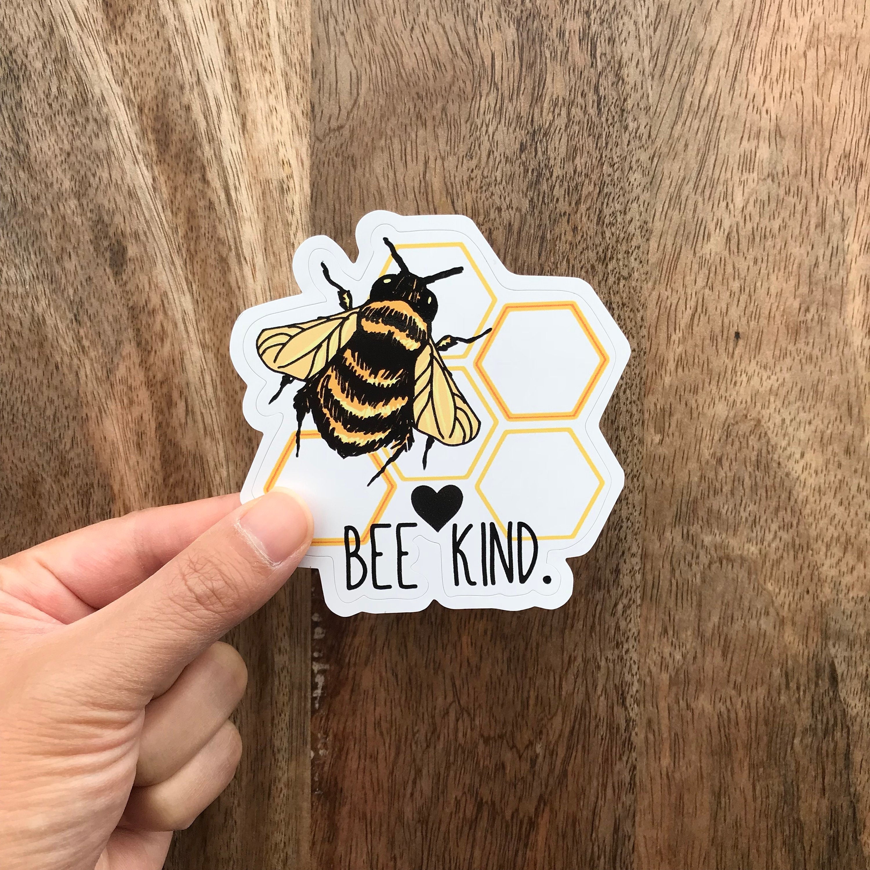 Be Kind Sticker Bee Kind Sticker Bee Kind Decal Laptop Etsy