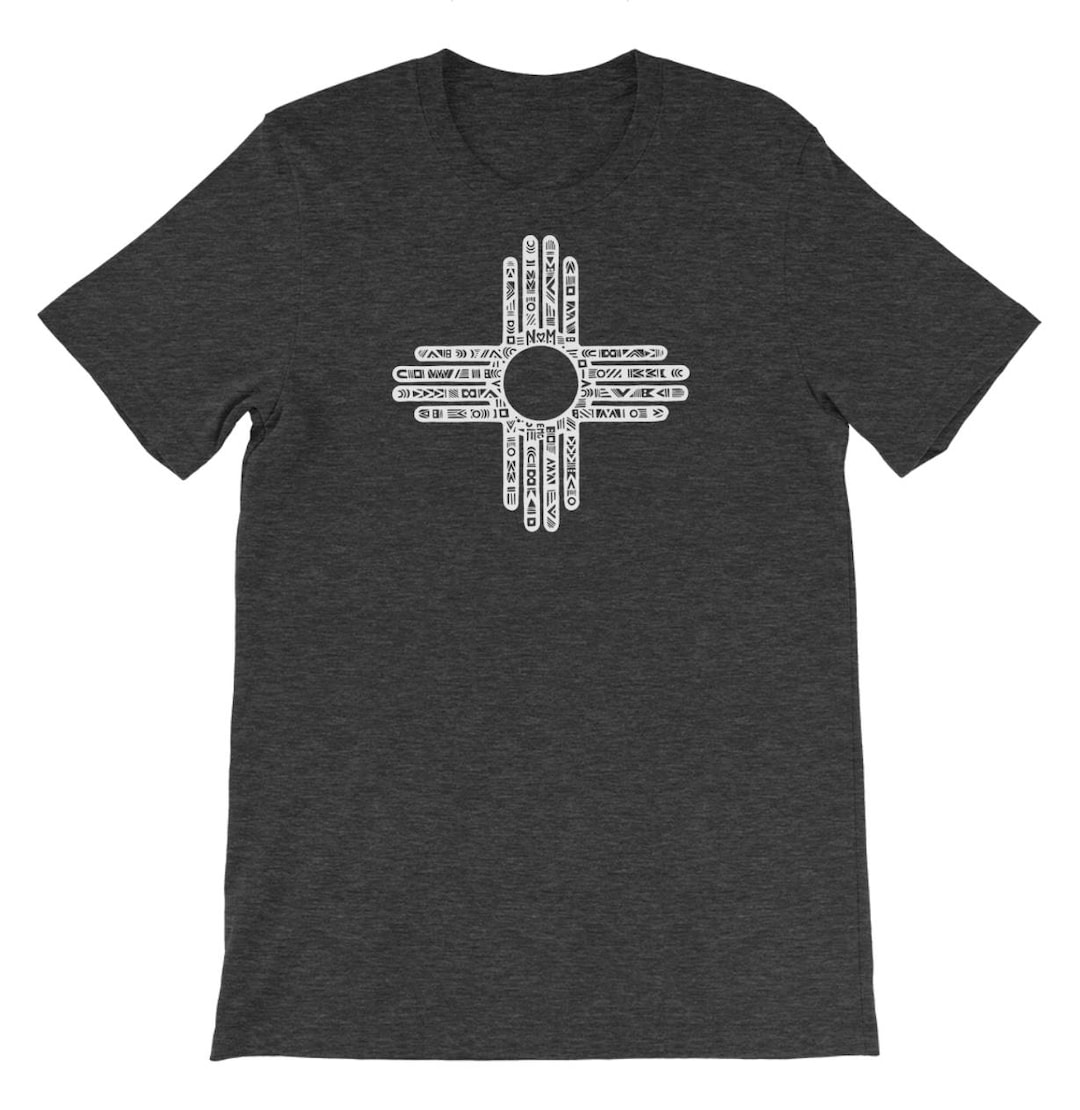 Men's New Mexico Zia Tee, Men's Zia Tank Top, NM Zia Graphic Tee, NM Zia Symbol Shirt, New