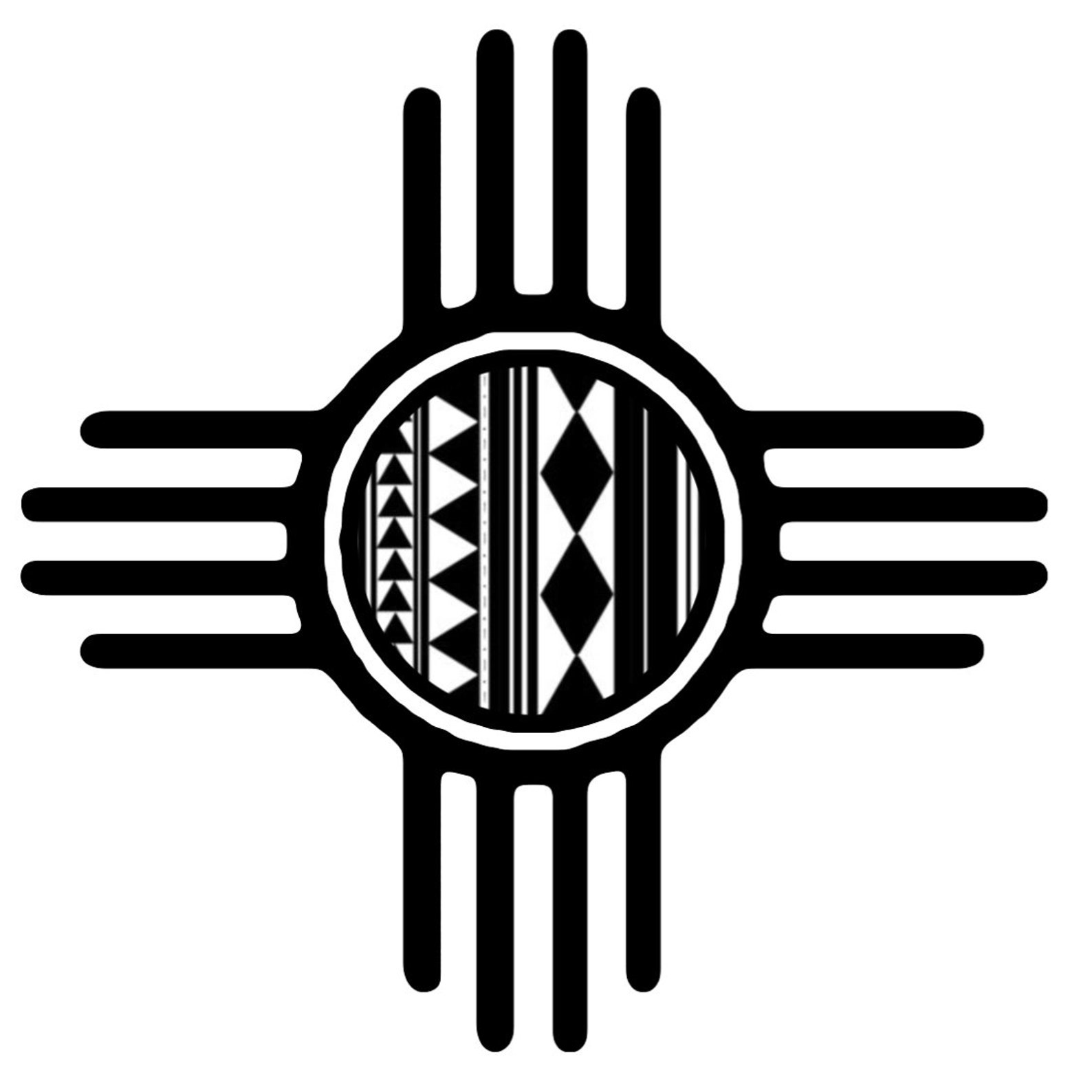 Southwest Zia Sticker Zia Sticker Zia Symbol Sticker Etsy