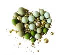Edible Pearls/Olive/Sage/Soft Green & gold.