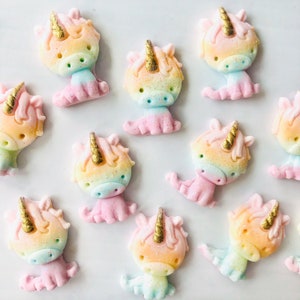 Baby Unicorn Cupcake Toppers image 4