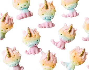 Topper per cupcake con unicorno bambino