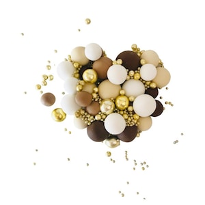 Edible Pearls/Brown/Natural/White/Gold