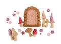 Fairy Door/Toadstool Cake Toppers