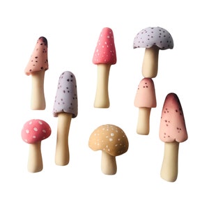 3D 食べられる毒キノコケーキトッパー。