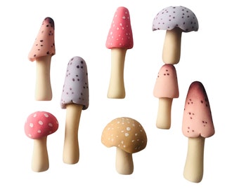 3D Edible Toadstool Cake Toppers.