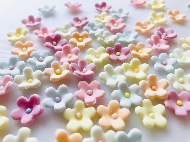 Edible Blossom/flowers. Pastels. Etsy