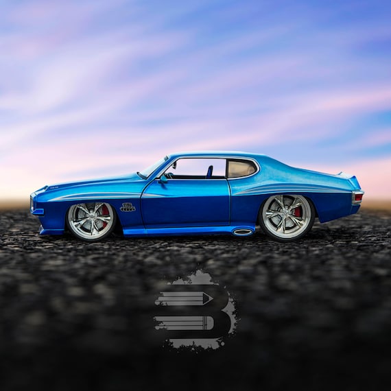 10 colors 1971 Pontiac GTO Muscle Car Art Print
