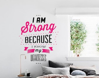 Inspirational Quote Wall Decal, Office wall decal, Lettering decal