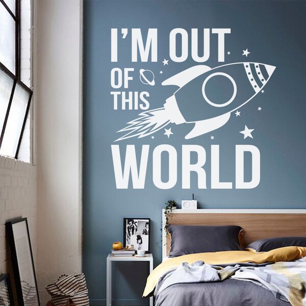 Space Wall Decals Etsy UK
