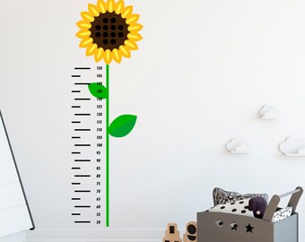 Growth chart decal, Height chart for Kids room decal, Growth ruler decal, Height chart sticker