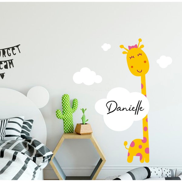 Giraffe Wall Decals Etsy UK