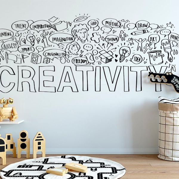 Creativity wall decal, Classroom Wall Decal, Office wall decal, School office decor, Classroom wall Decor