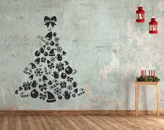 Calcomanías navideñas de invierno, pegatinas de muñeco de nieve, calcomanías de ventana de Navidad, pegatinas de escaparate, calcomanías de reno