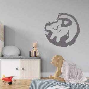 Lion King wall decal, Disney Wall Decal, Baby Boy Nursery stickers