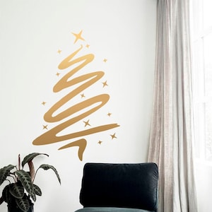 Weihnachtsbaum Aufkleber, Fenster Weihnachtsbaum Aufkleber, Winter Fensteraufkleber, Vinyl Aufkleber