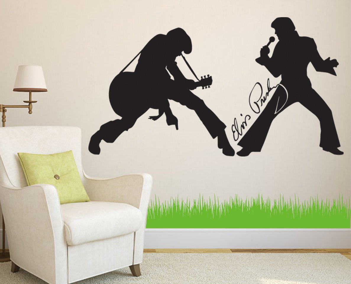 Boer samenwerken Ongelijkheid Elvis Presley Wall Decal Sticker Wallart Quote - Etsy