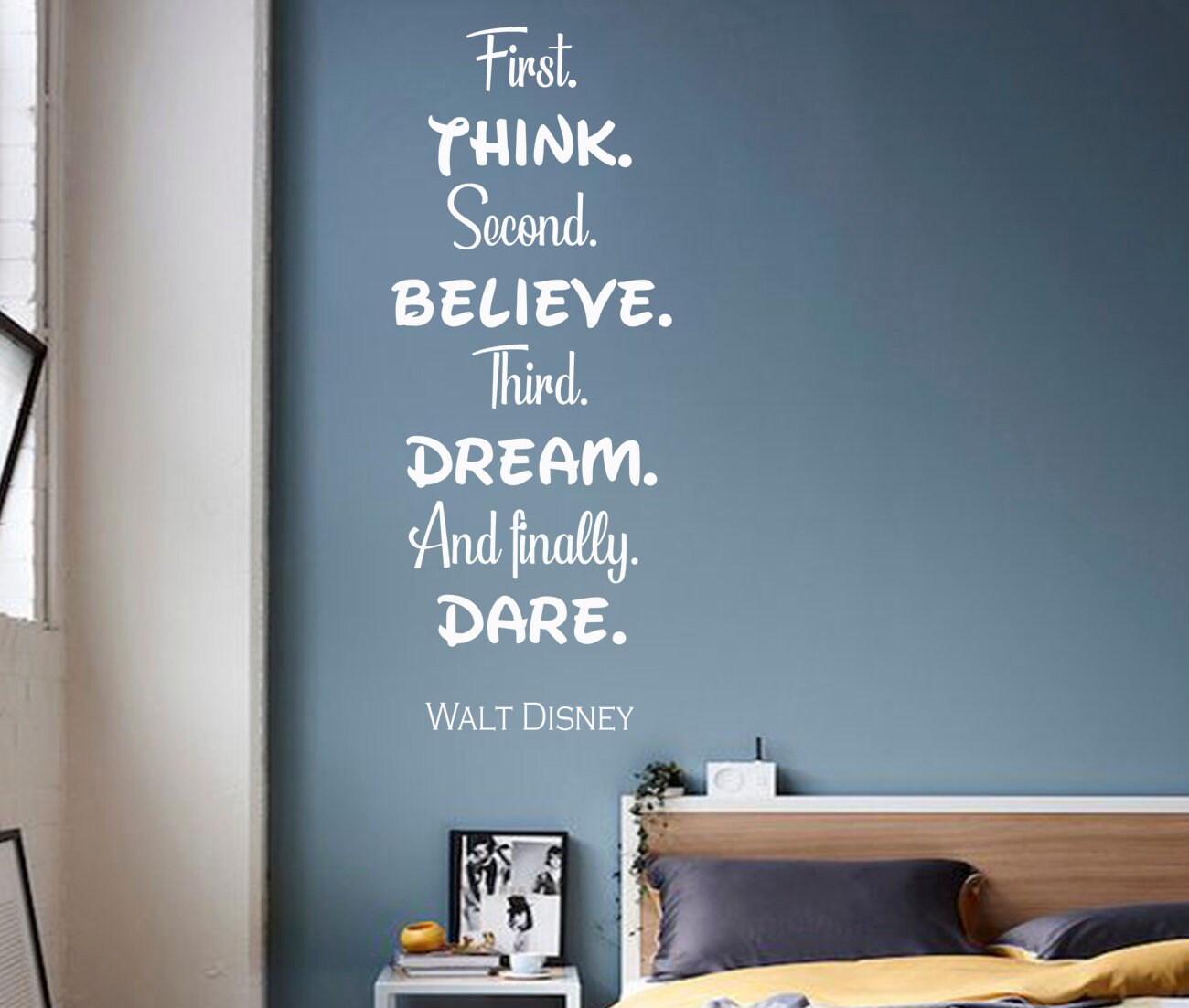 Walt Disney Quote Wall Sticker Office muur sticker Quote