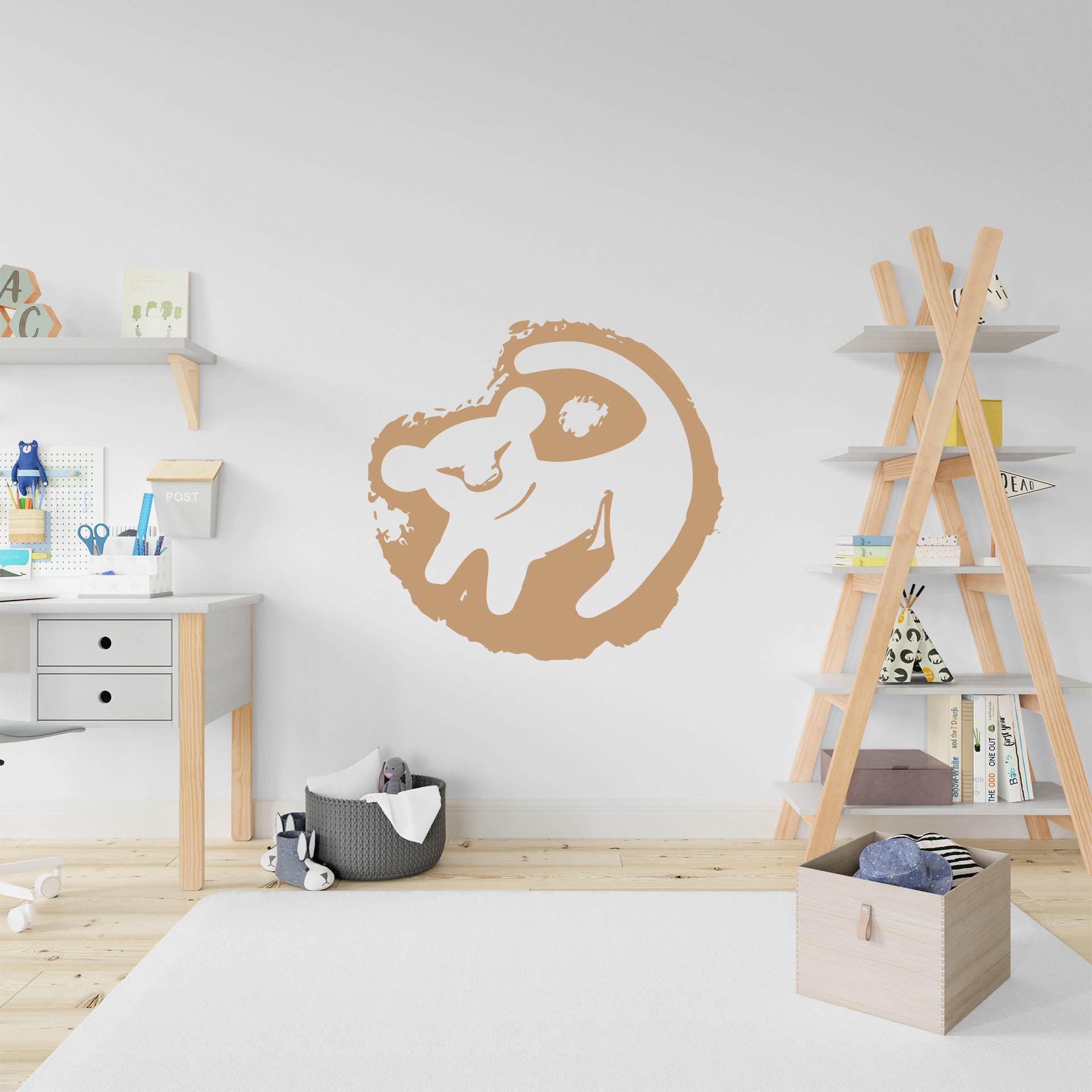 Lion King Wall Decal, Disney Wall Decal, Baby Boy Nursery Stickers - Etsy