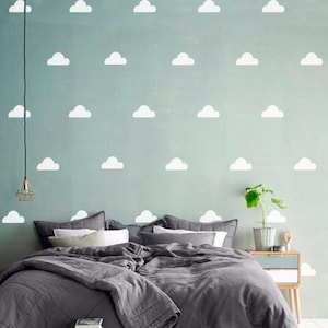 Cloud Wall Decal, Cloud Wall Sticker, Nursery wall decal, Kids Room decal