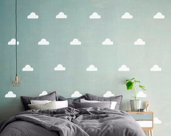 Wolke WandAufkleber, Wolke Wandaufkleber, Kindergarten Wandtattoo, Kinderzimmer Aufkleber